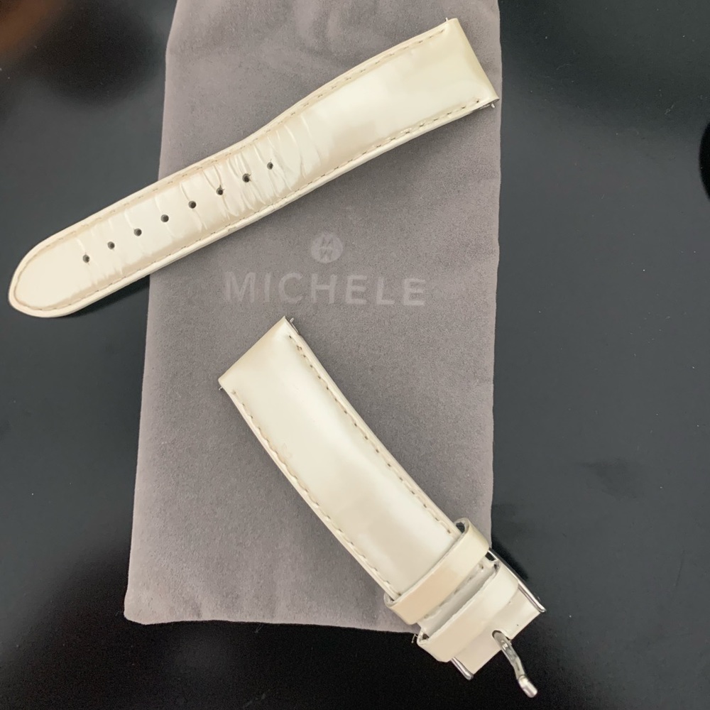 Deco Michele Watch Leather Band 33MM